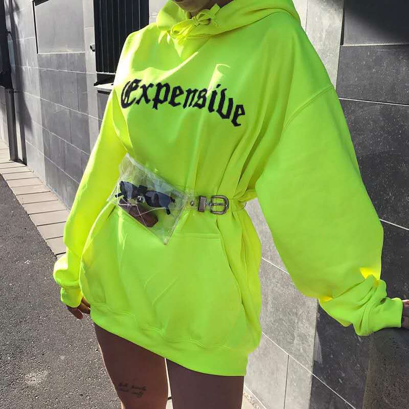 Color: Green expensive, Size: S - Candy Color Hoodie